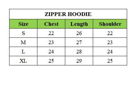 Black Zipper Hoodie